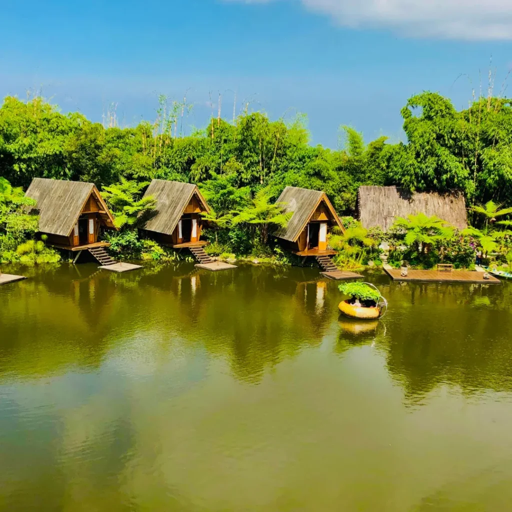 wisata hutan bambu di bandung