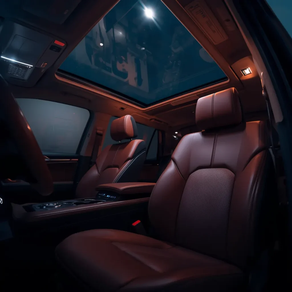 isi dalam mobil alphard
