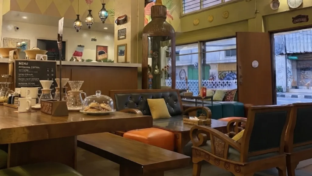 cafe dengan makanan enak di bandung